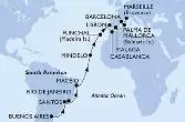 Argentina, Brasile, Capo Verde, Portogallo, Marocco, Spagna, Francia