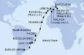 Argentina, Brasile, Capo Verde, Portogallo, Marocco, Spagna