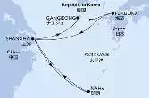 Shanghai,Gangjeong,Fukuoka,Shanghai,Naha,Shanghai