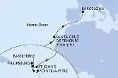 Guadalupe, Antille Olandesi, Saint Kitts - Nevis, Antigua-Barbuda, Spagna