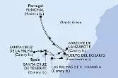 Santa Cruz de Tenerife,Arrecife de Lanzarote,Funchal,Puerto del Rosario,Las Palmas de G.Canaria,Santa Cruz de La Palma,Santa Cruz de Tenerife