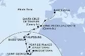 Spagna, Antille Olandesi, Saint Kitts - Nevis, Saint Vincent & The Grenadines, Barbados, Grenada, Martinica