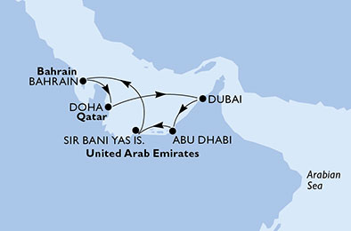 Emirati Arabi Uniti, Bahrain, Qatar