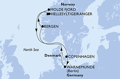 Danimarca, Germania, Norvegia