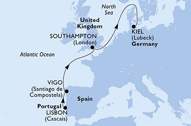 Portogallo, Spagna, Regno Unito, Germania