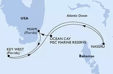 MSC ARMONIA - Itinerario di 7 notti partendo da MIAMI, UNITED STATES il 16/07/2021 - USA, Bahamas