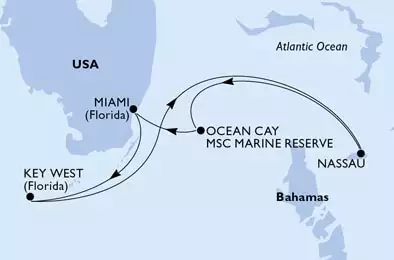 MSC ARMONIA - Itinerario di 7 notti partendo da MIAMI, UNITED STATES il 05/11/2021 - USA, Bahamas