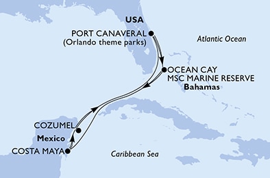 Port Canaveral,Ocean Cay,Ocean Cay,Costa Maya,Cozumel,Port Canaveral,Ocean Cay,Ocean Cay,Costa Maya,Cozumel,Port Canaveral