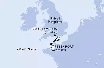 MSC MAGNIFICA - Itinerario di 2 notti partendo da SOUTHAMPTON, UNITED KINGDOM il 29/04/2022 - Regno Unito