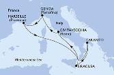 MSC SPLENDIDA dal 30/08/2022 al 06/09/2022 partendo da SIRACUSA,  ITALIA