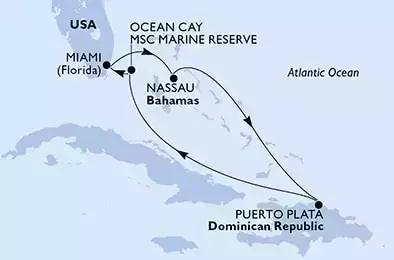 USA, Bahamas, Repubblica Dominicana