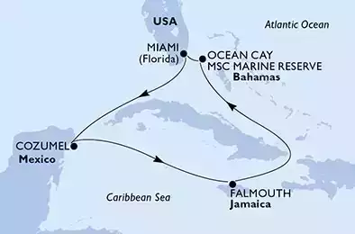 USA, Messico, Giamaica, Bahamas