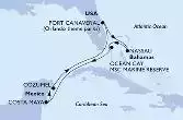 Port Canaveral,Nassau,Ocean Cay,Costa Maya,Cozumel,Port Canaveral