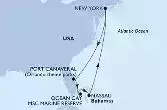 New York,Port Canaveral,Ocean Cay,Nassau,New York