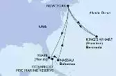 New York,Miami,Ocean Cay,Nassau,New York,King's Wharf,King's Wharf,King's Wharf,New York
