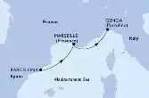 Barcelona,Marseille,Genoa