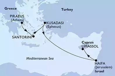 Grecia, Turchia, Israele, Cipro