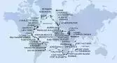 Barcelona,Palma de Mallorca,Siracusa,Valletta,Limassol,Haifa,Haifa,Port Said,Alexandria,Suez Canal North,Suez Canal South,Sharm