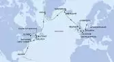 USA, Canada, Groenlandia, Islanda, Regno Unito, Francia, Olanda, Germania