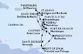 Fort de France,Pointe-a-Pitre,Castries,Bridgetown,Port of Spain,Saint George,Fort de France,Pointe-a-Pitre,Roseau,Philipsburg,St John s,Basseterre,Fort de France