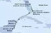 Port Canaveral,Cozumel,Belize City,Costa Maya,Ocean Cay,Port Canaveral