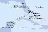 Port Canaveral,Nassau,Ocean Cay,Port Canaveral,Nassau,Ocean Cay,Costa Maya,Cozumel,Port Canaveral