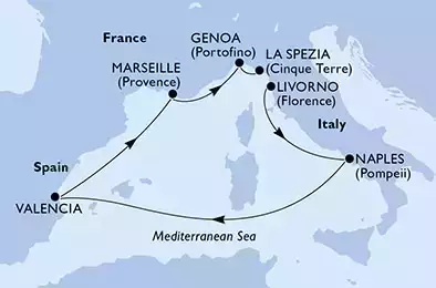 Livorno,Naples,Valencia,Marseille,Genoa,La Spezia