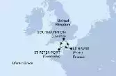 Southampton,St Peter Port,Le Havre,Southampton
