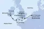 Southampton,Rotterdam,Ringaskiddy,Falmouth,Southampton