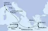 Italia, Malta, Grecia