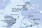 Itajai,Santos,Rio de Janeiro,Salvador,Maceio,Santa Cruz de Tenerife,Cadiz,Barcelona,Messina,Corfu,Dubrovnik,Venice