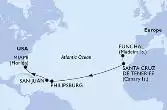 Funchal,Santa Cruz de Tenerife,Philipsburg,San Juan,Miami