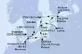 Germania, Polonia, Svezia, Lettonia, Estonia, Finlandia, Danimarca