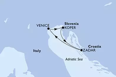 Italia, Slovenia, Croazia