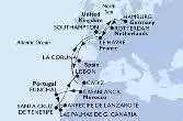 Olanda, Francia, Spagna, Marocco, Portogallo, Regno Unito, Germania