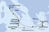 Italia, Malta, Grecia