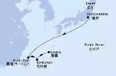 Yokohama,Keelung,Ishigaki,Naha