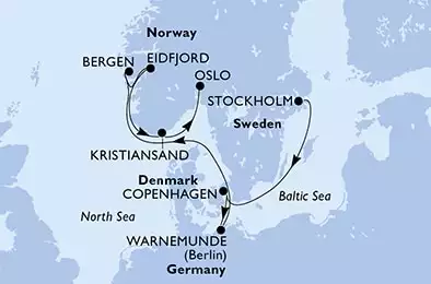 Svezia, Danimarca, Germania, Norvegia