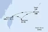 Keelung,Naha,Naha,Ishigaki,Keelung