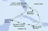 USA, Bahamas, Giamaica, Isole Cayman, Messico