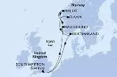 Southampton,Haugesund,Maloy,Flaam,Kristiansand,Southampton