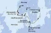Stockholm,Copenhagen,Warnemunde,Stavanger,Ulvik,Kristiansand,Oslo
