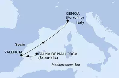 Palma de Mallorca,Valencia,Genoa