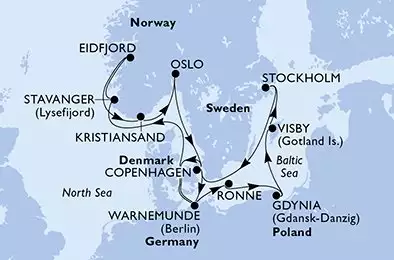 Germania, Danimarca, Polonia, Svezia, Norvegia