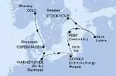 Oslo,Copenhagen,Warnemunde,Gdynia,Visby,Riga,Stockholm