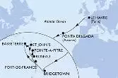 Francia, Portogallo, Barbados, Saint Kitts - Nevis, Antigua-Barbuda, Dominica, Martinica, Guadalupe