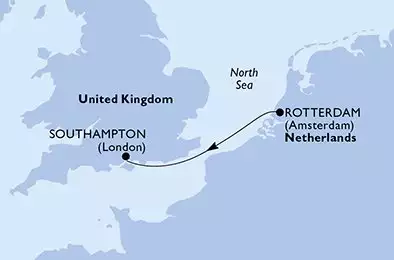 MSC VIRTUOSA - Itinerario di 1 notti partendo da ROTTERDAM (AMSTERDAM) OLANDA il 19/11/2025 - Olanda, Regno Unito