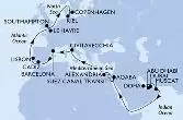 Emirati Arabi Uniti, Qatar, Oman, Giordania, Egitto, Italia, Spagna, Portogallo, Francia, Regno Unito, Germania, Danimarca