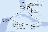 Miami,Ocean Cay,Falmouth,George Town,Cozumel,Miami,Nassau,Ocean Cay,Miami