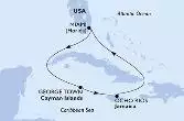 Miami,George Town,Ocho Rios,Miami